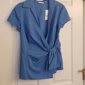 New York & Company Blue Top